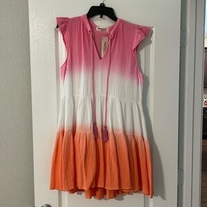 Impressions Gauze Ombré Sundress